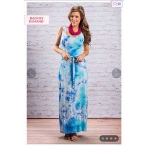 A Day In The Sun Maxi Dress, Cyan